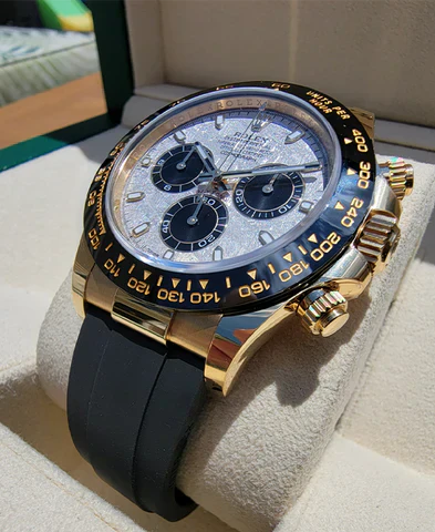 Ashcroft & Vane Meridian Chrono / Gold-Meteorit