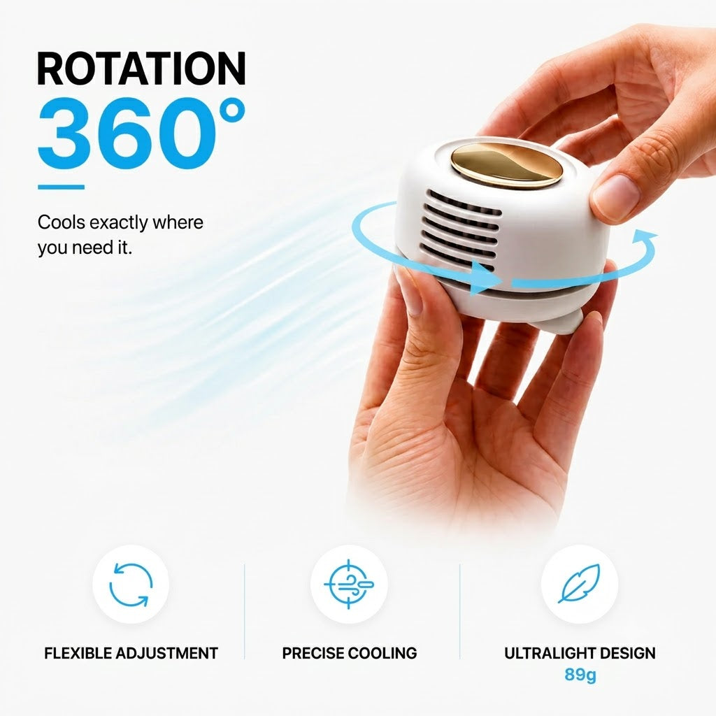 Silent Mini Clip Fan