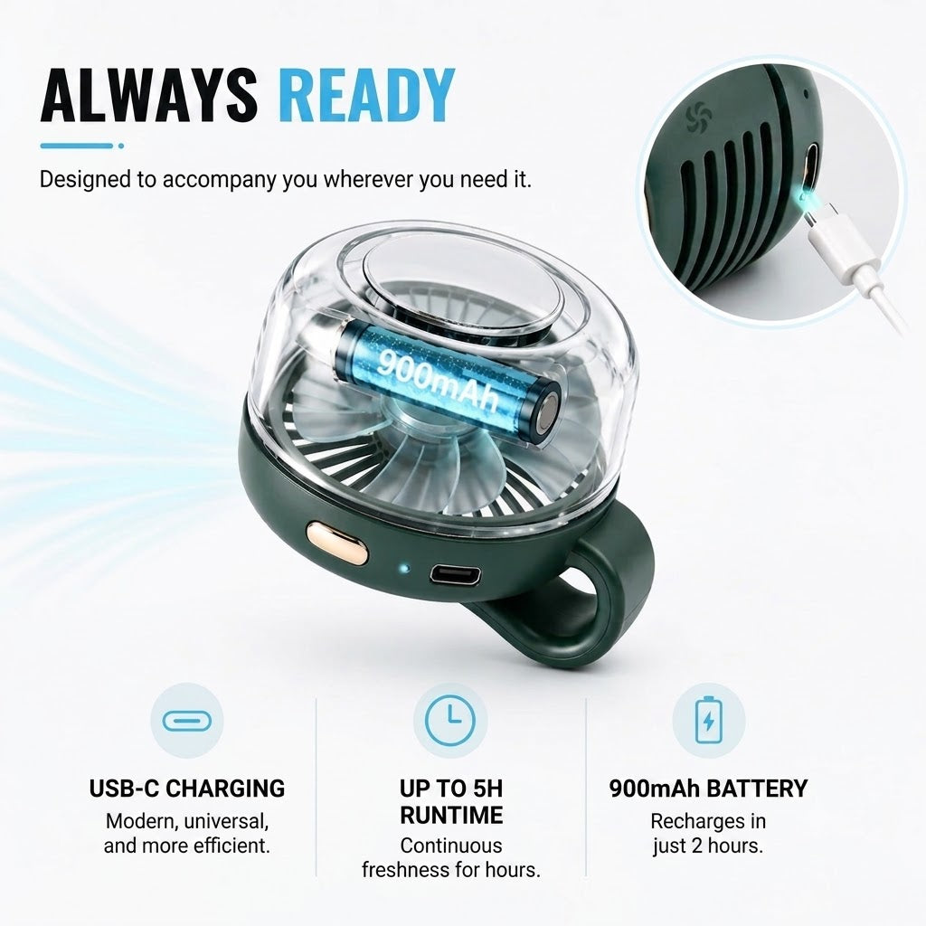 Silent Mini Clip Fan