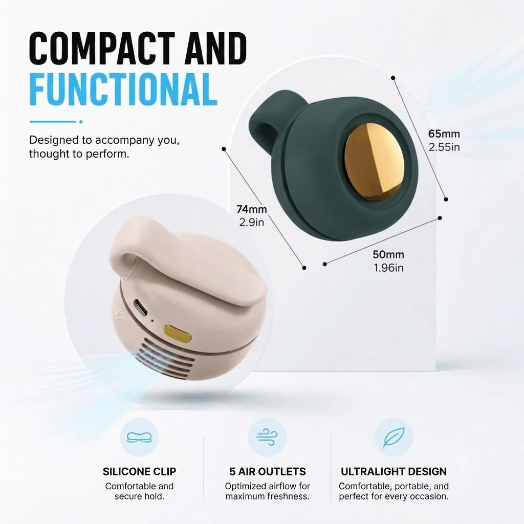 Silent Mini Clip Fan