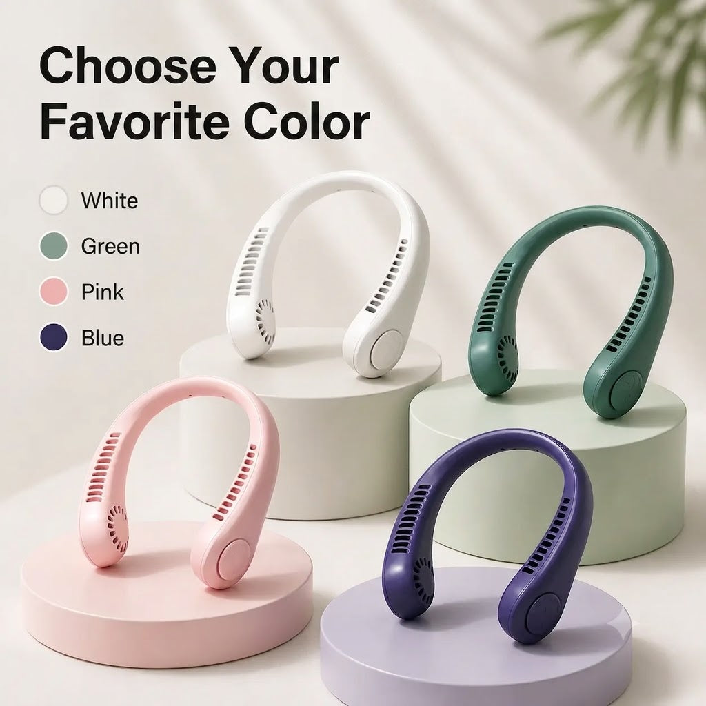 NekFan™ - Rechargeable Portable Neck Fan for Instant Cooling