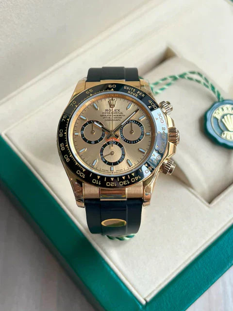 Ashcroft & Vane Meridian Chrono / Gold Kautschuk