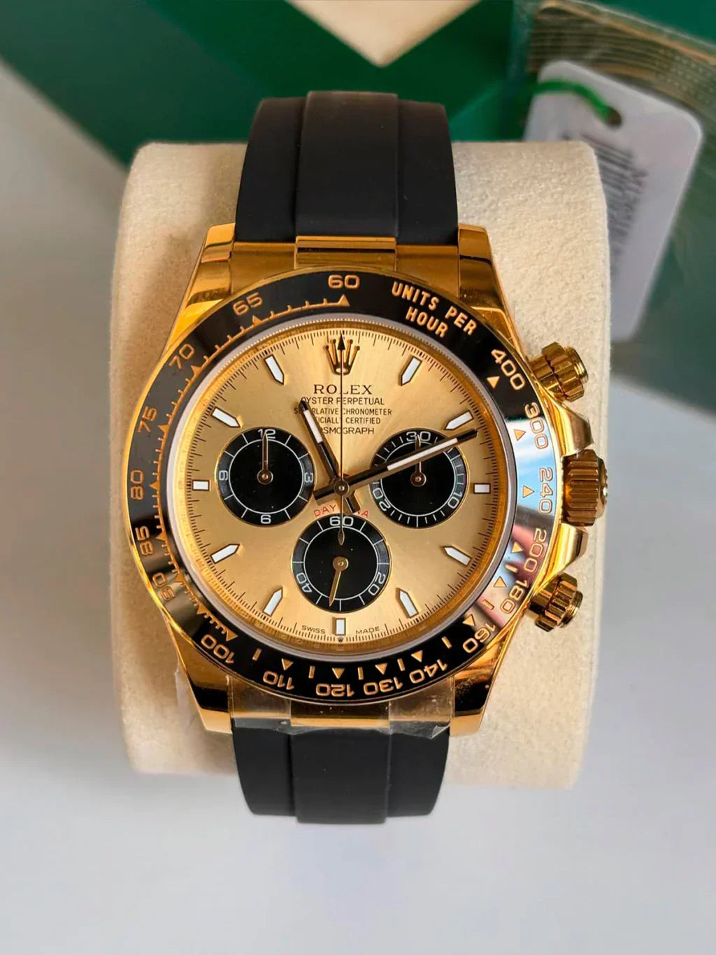 Ashcroft & Vane Meridian Chrono / Gold Kautschuk