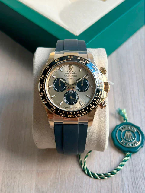 Ashcroft & Vane Meridian Chrono / Gold Kautschuk