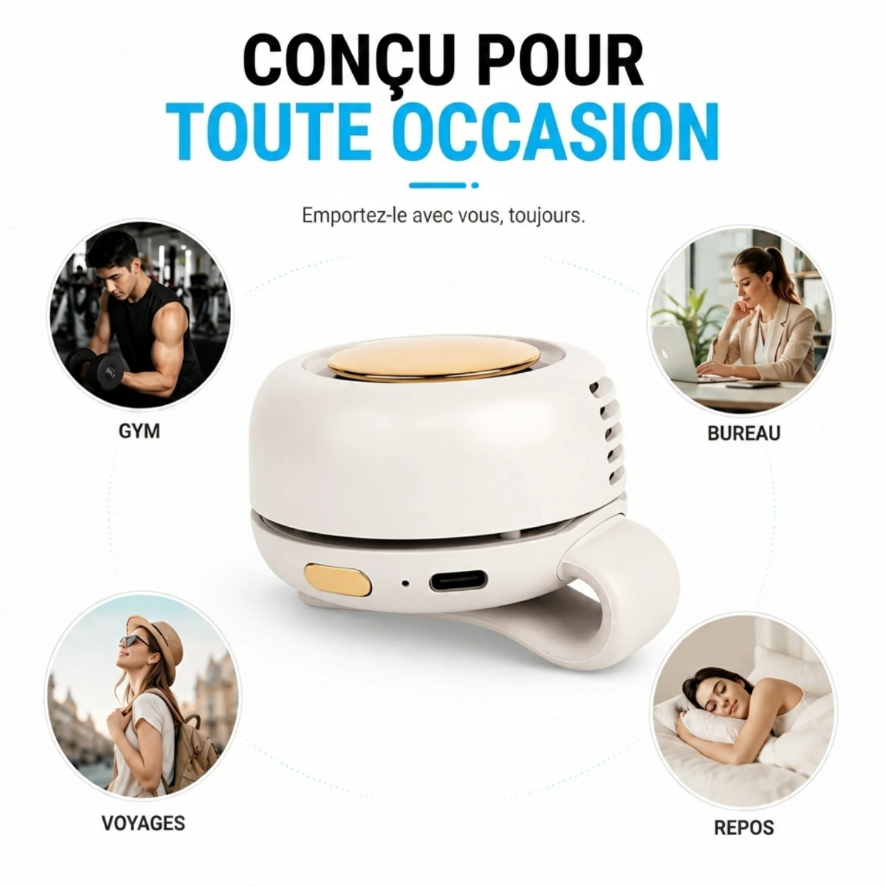 Silent Mini Clip Fan
