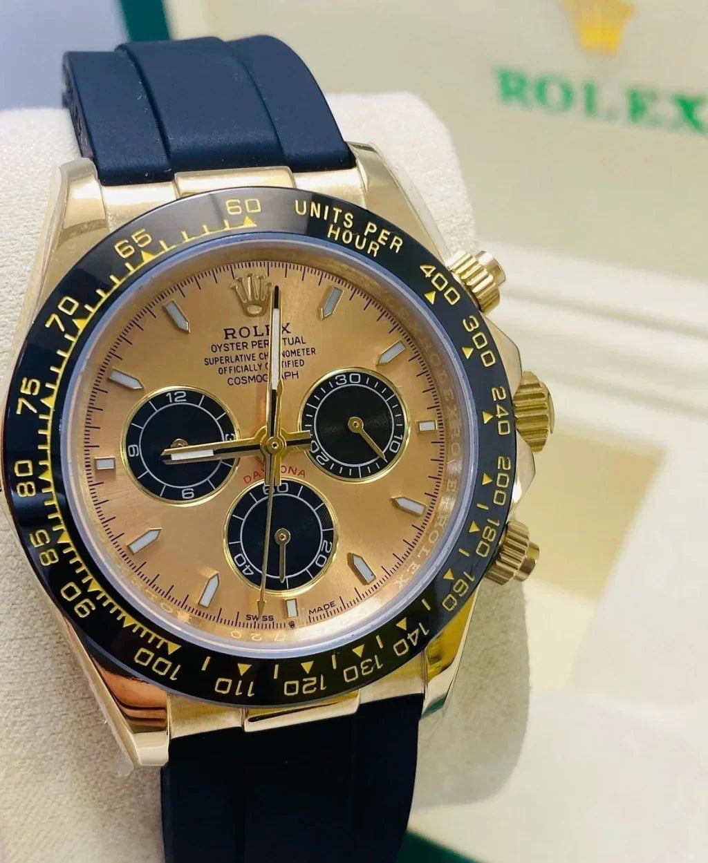 Ashcroft & Vane Meridian Chrono / Gold Kautschuk