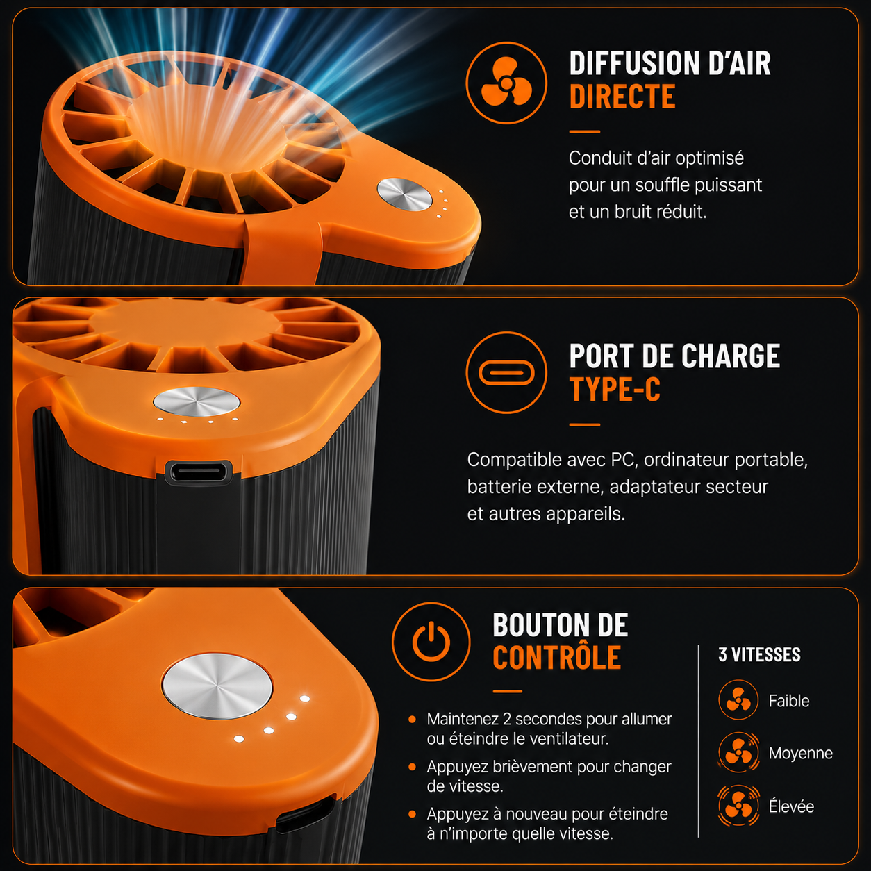 CoolBelt™ Pro Portable Mini Fan