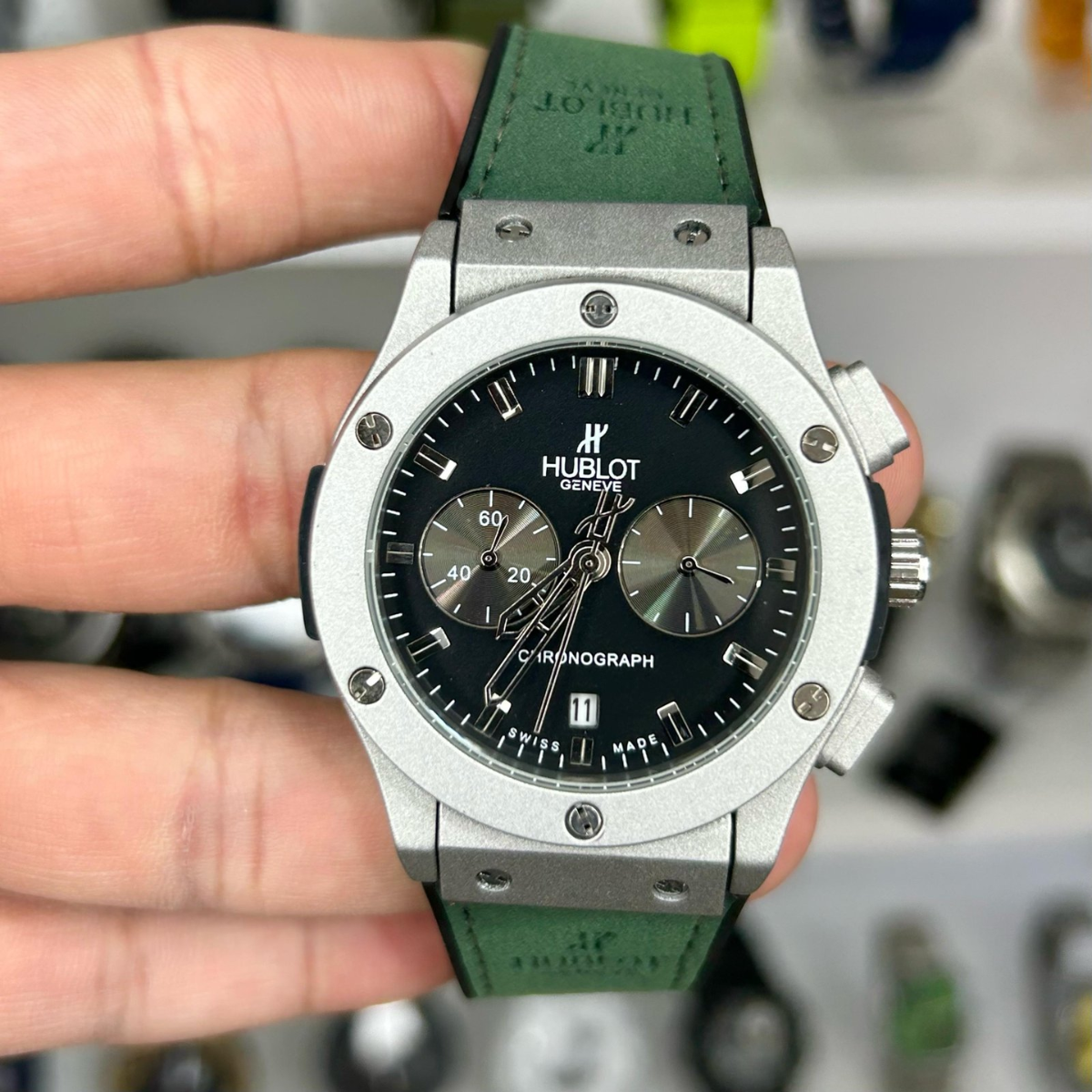 Ashcroft & Vane Fusion Chronograph King Green