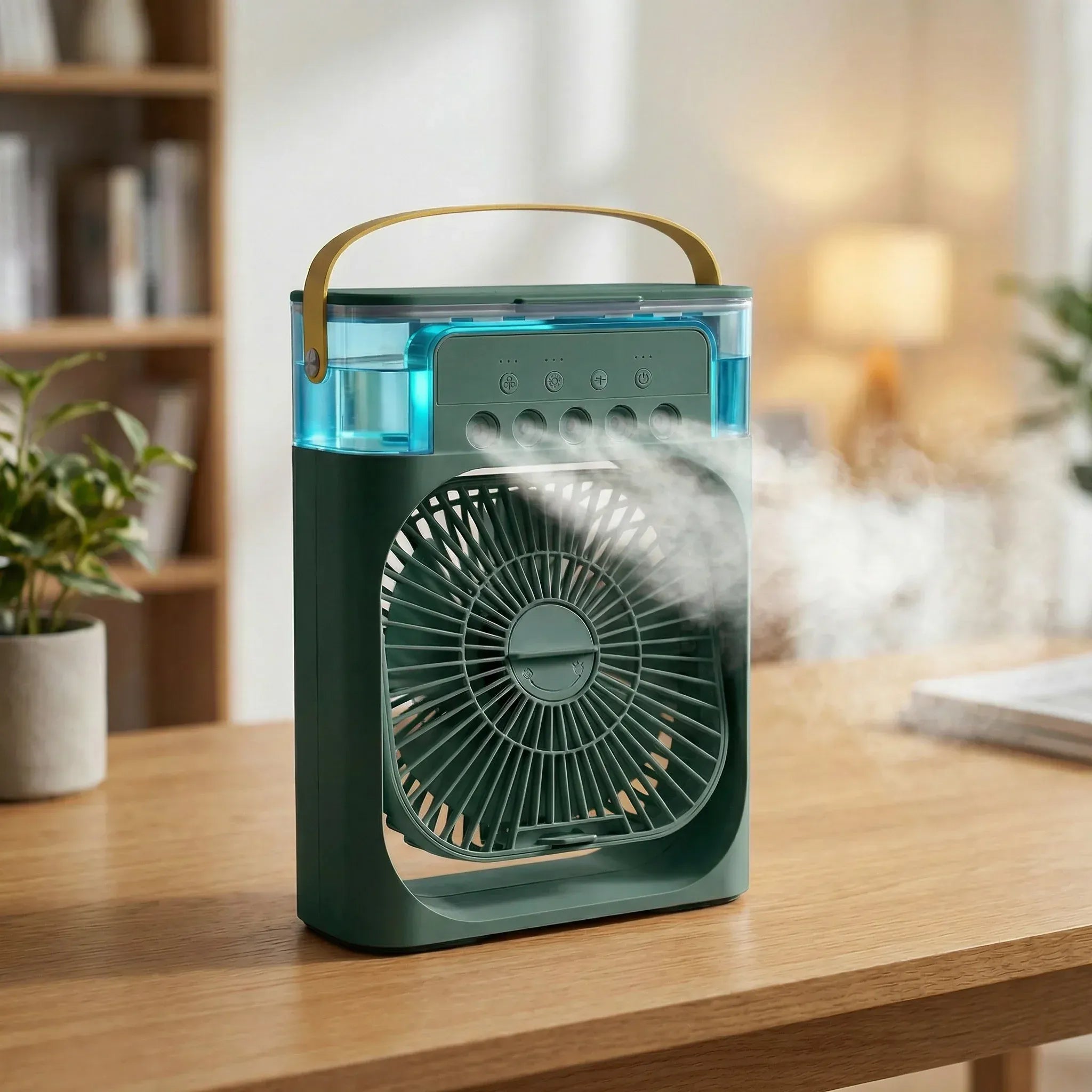 AirPulse | Portable Air Cooler | Quiet Mini USB AC | 3-in-1 Fan Humidifier