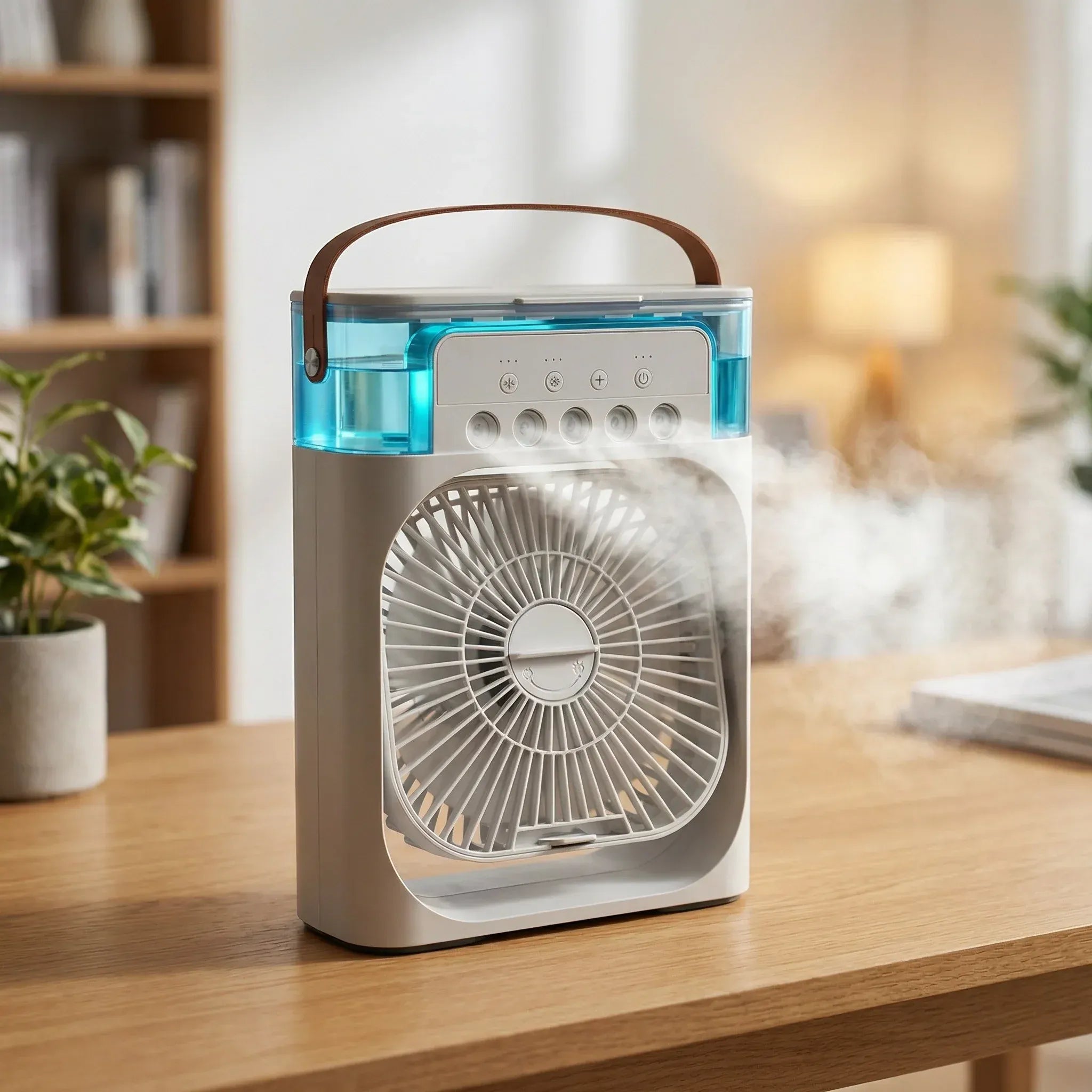 AirPulse | Portable Air Cooler | Quiet Mini USB AC | 3-in-1 Fan Humidifier