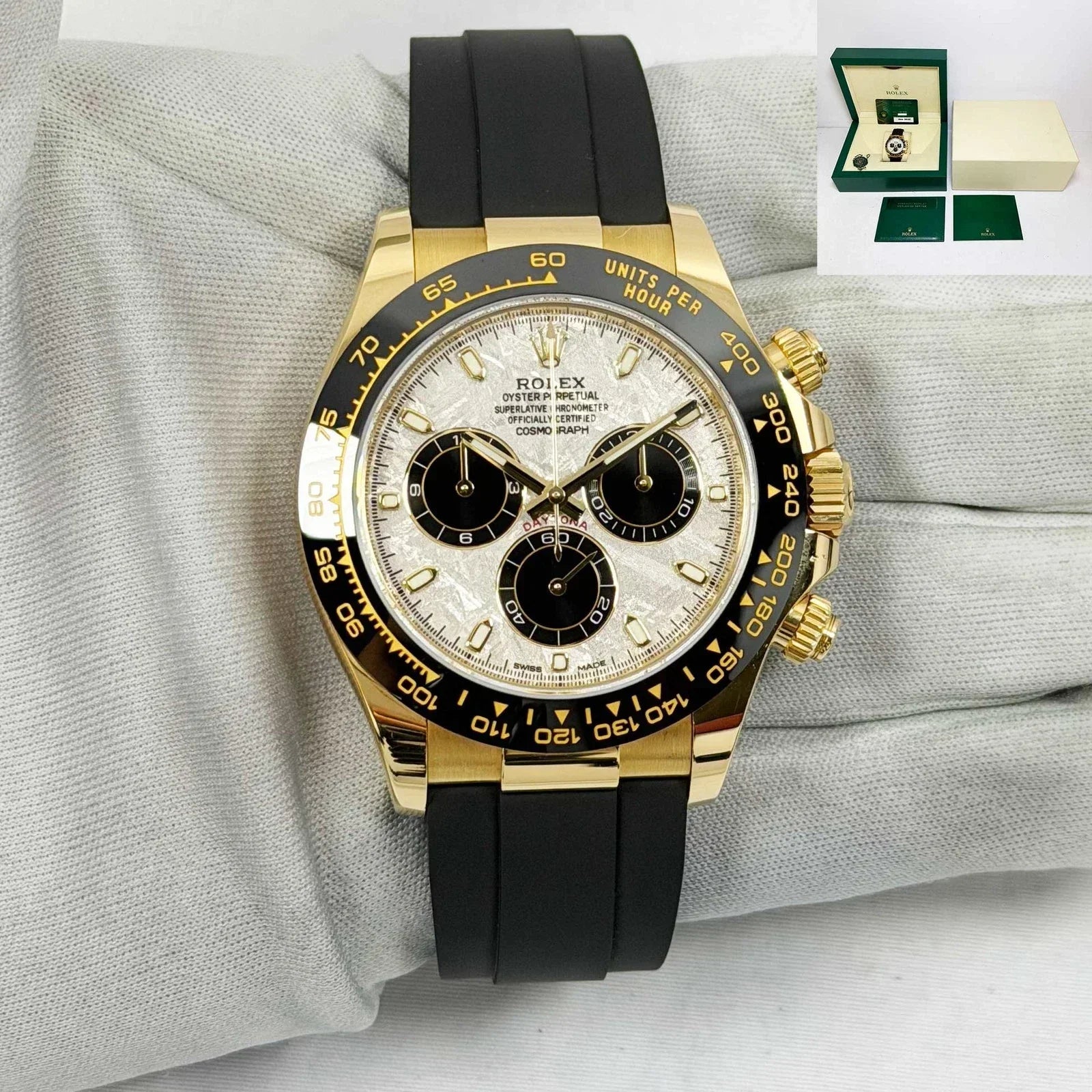 Ashcroft & Vane Meridian Chrono / Gold-Meteorit