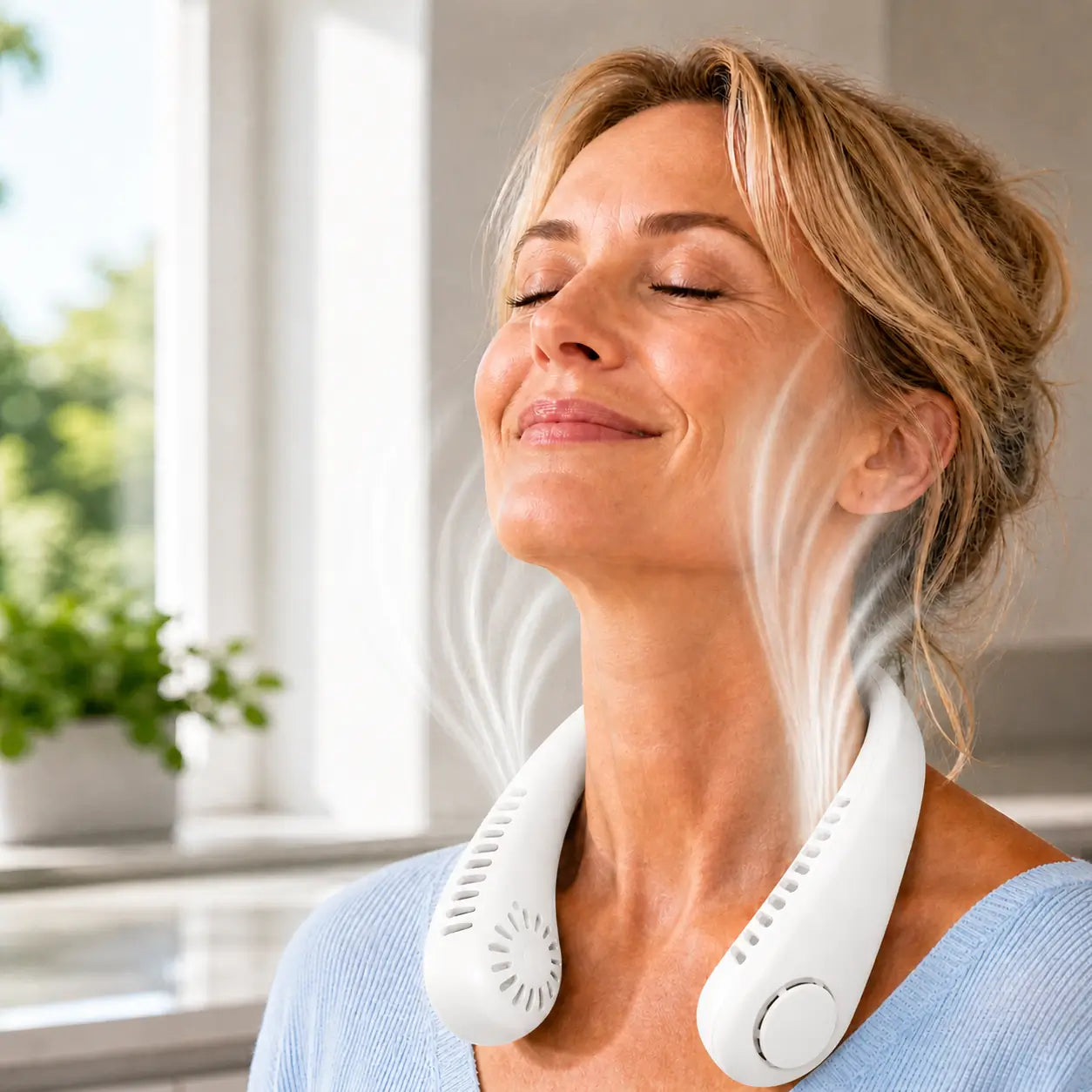 NekFan™ - Rechargeable Portable Neck Fan for Instant Cooling